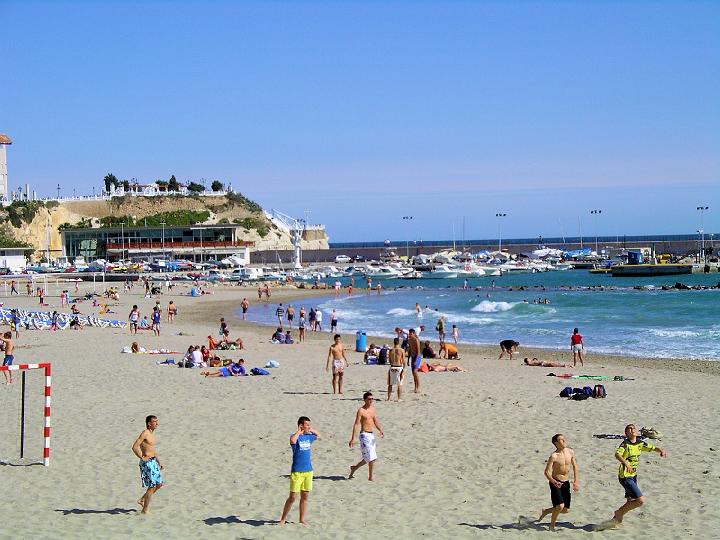 PonienteBeach01 .JPG - Poniente Beach. Benidorms quietest beach